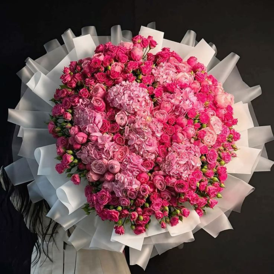 Mix Pink Flowers